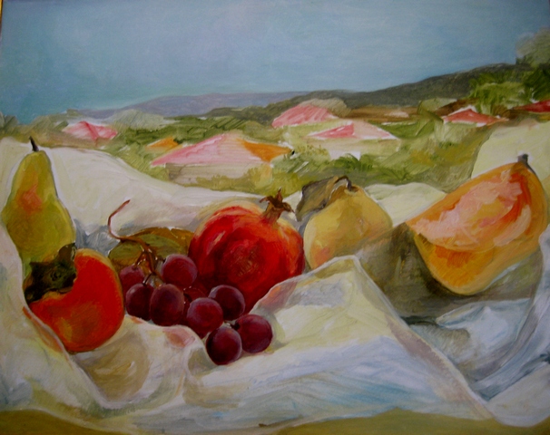Натюрморт с нар и тиква || м.бои/платно / oil on canvac || 2009